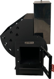 Банная печь Центр Тепла ТРИО 24 м³ МД со стеклом (правая)