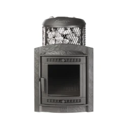Печь банная «Атмосфера L» комбинированная сетка-ламель «Верде Гватемала»