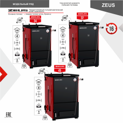 Котел твердотопливный ZEUS 32